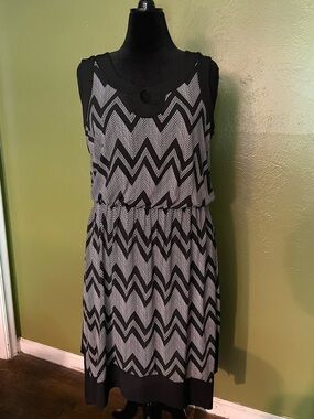 Susan Lawrence Chevron Dress